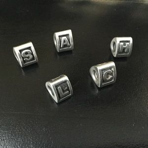 Pandora Alpha Letter “S” Charms 925 Silver